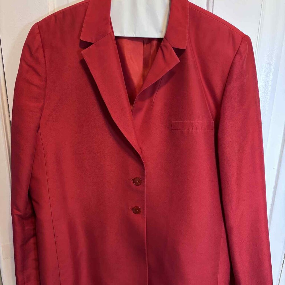 TA Travis Ayers Blazer Red Size 16